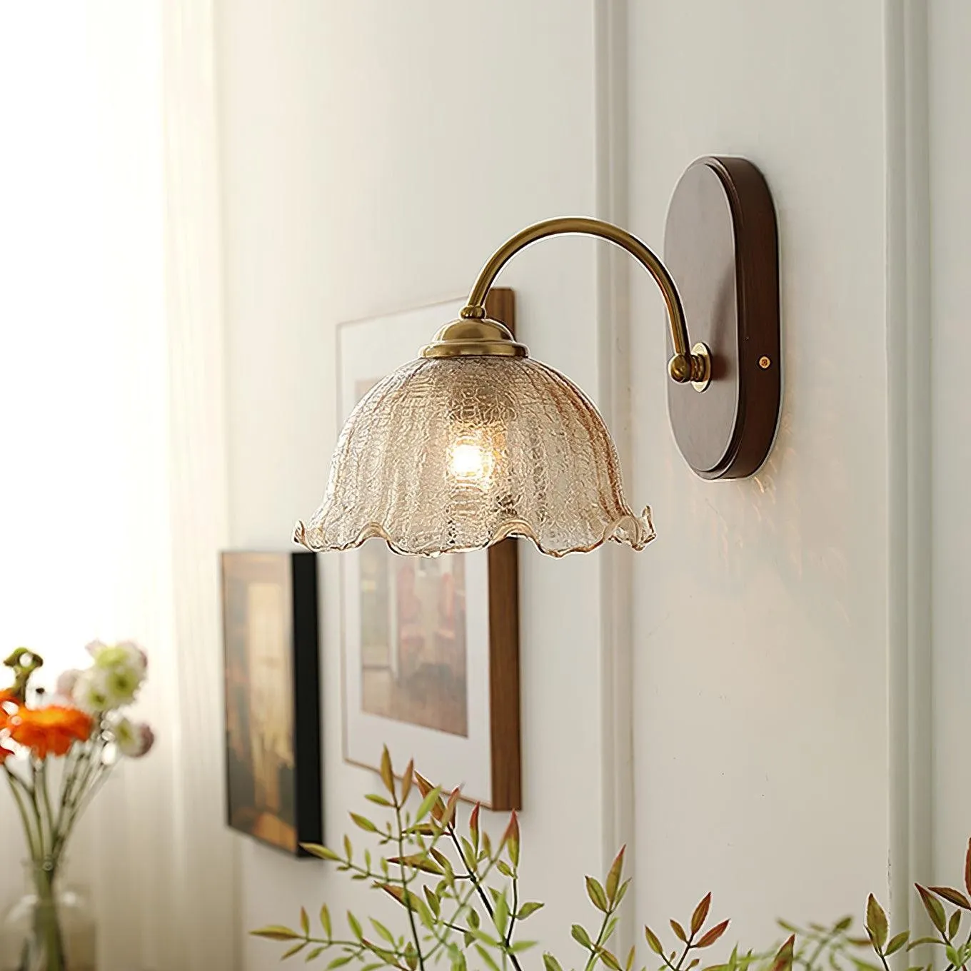 Vintage Flower Wall Lamp KL739