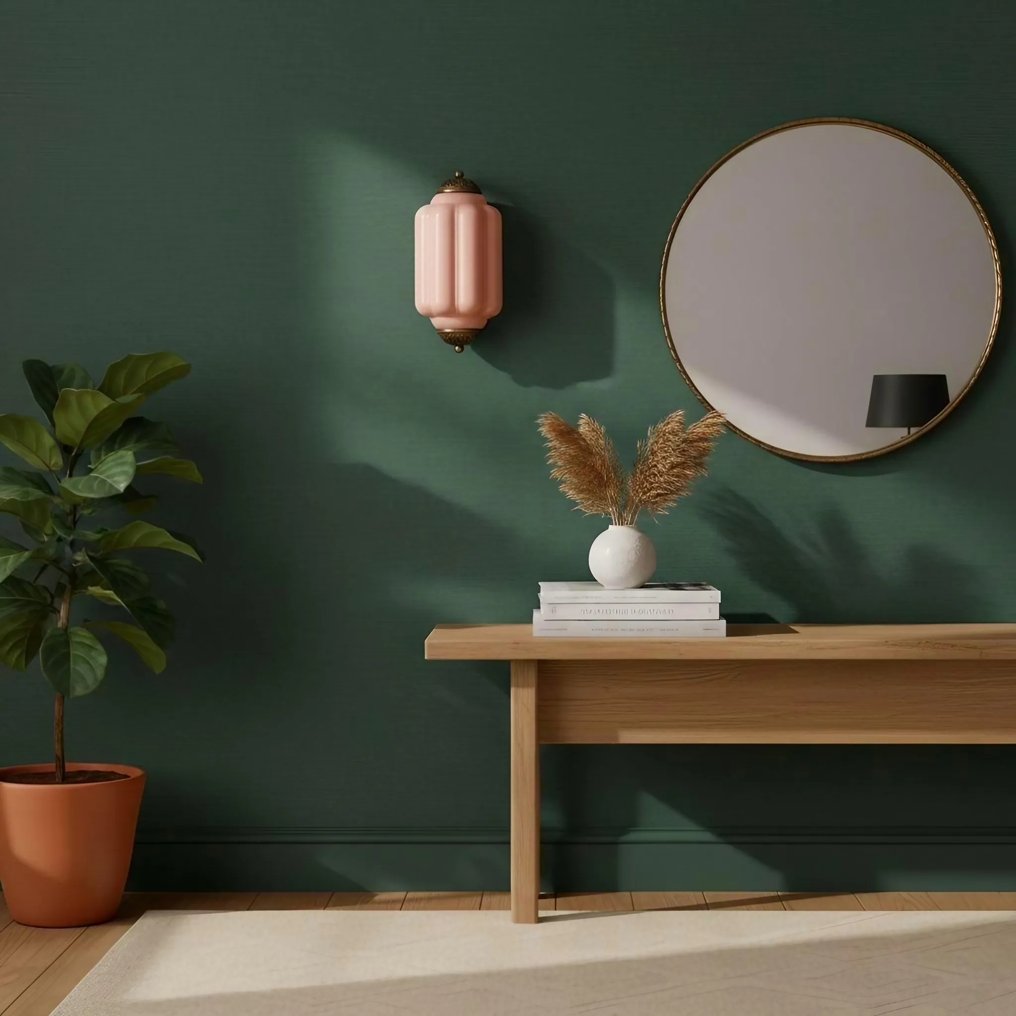 Eloise Long Pumpkin Retro Glass Recessed Wall Lamp KL857