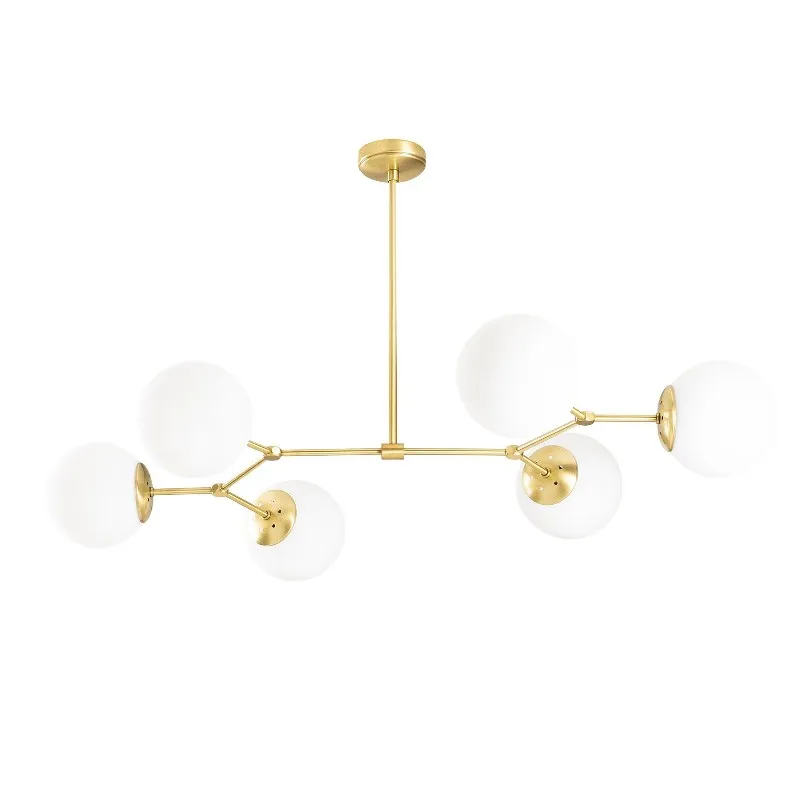Golden And White Hanging Lamp