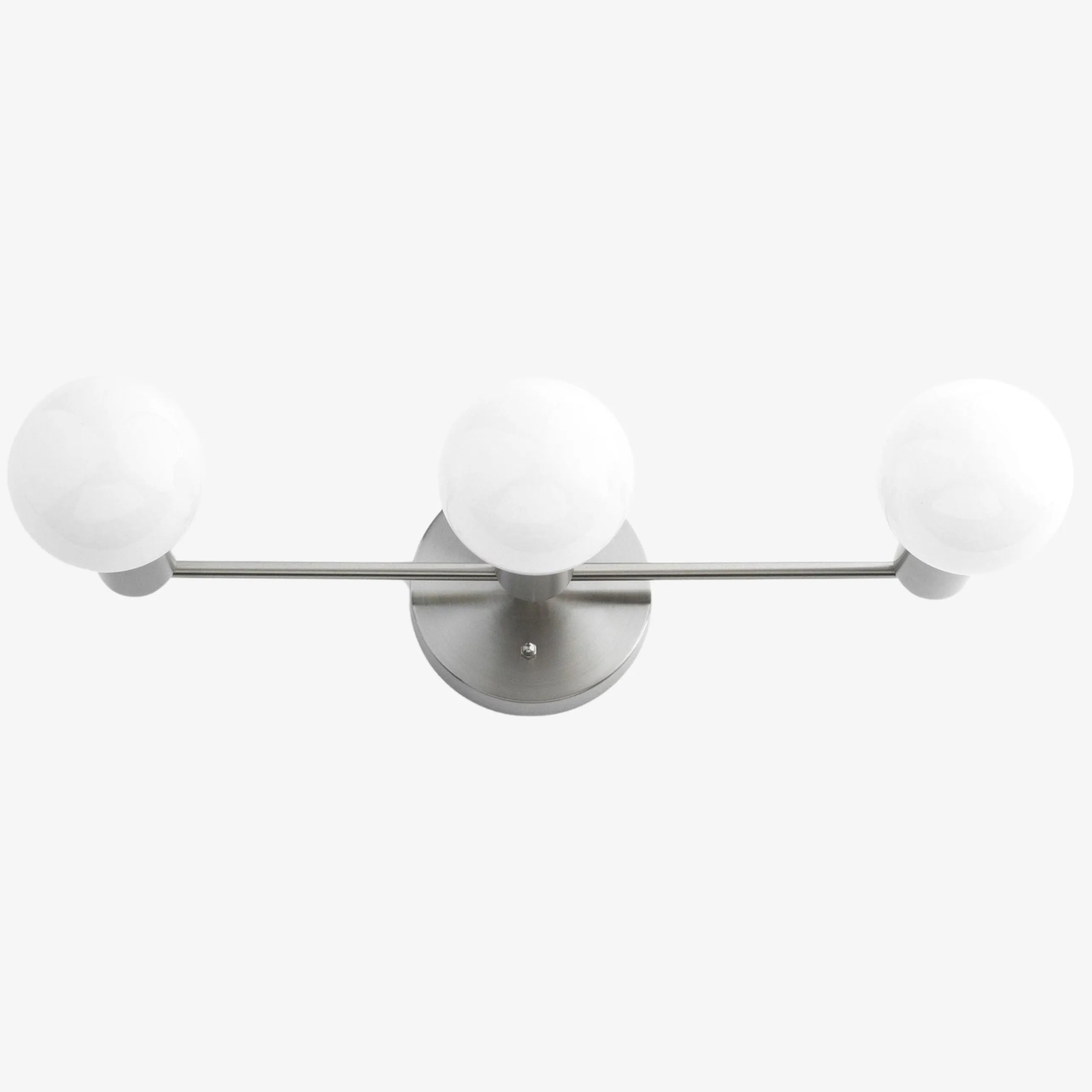 Glorica Glass Mid Century Modern Vanity Light - 3 Light Wall Fixture KL1527