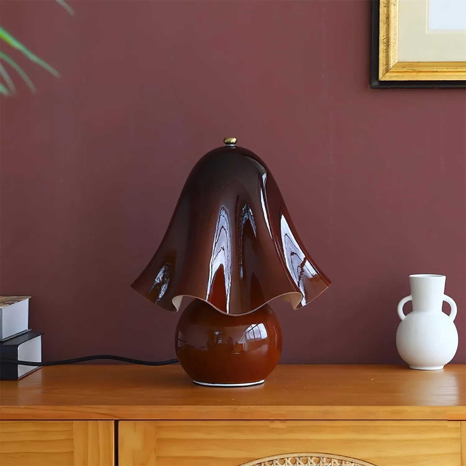 Bellina Decorative Table Lamp - Sculptural Bell Flower Shape KL1451
