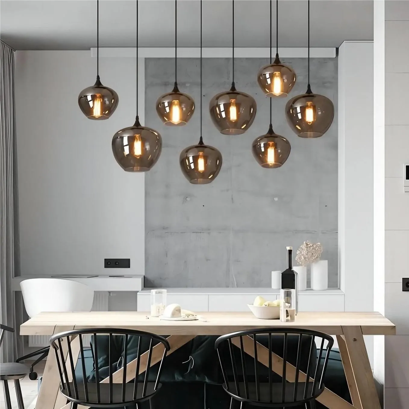 Classic Design Alton Glass Pendant Light