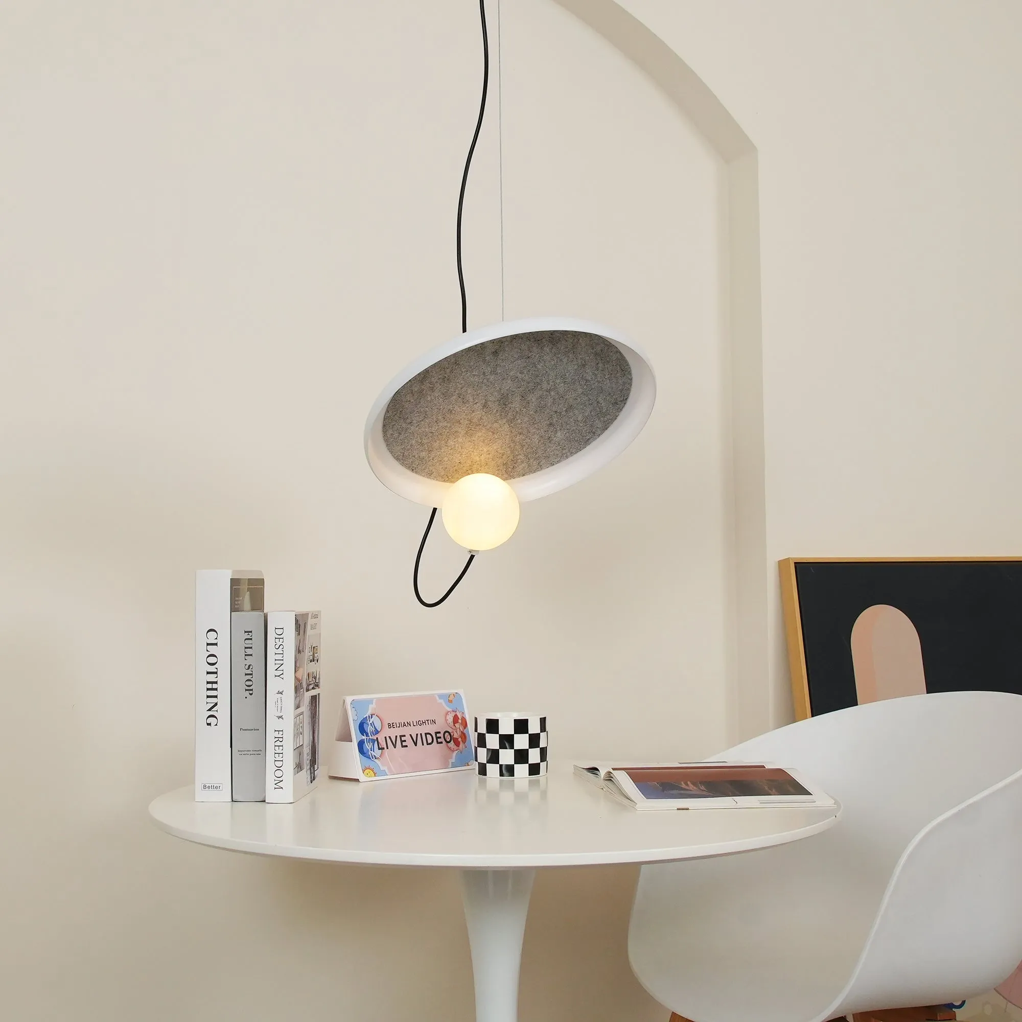 Acoustic Disc Pendant Lamp D448