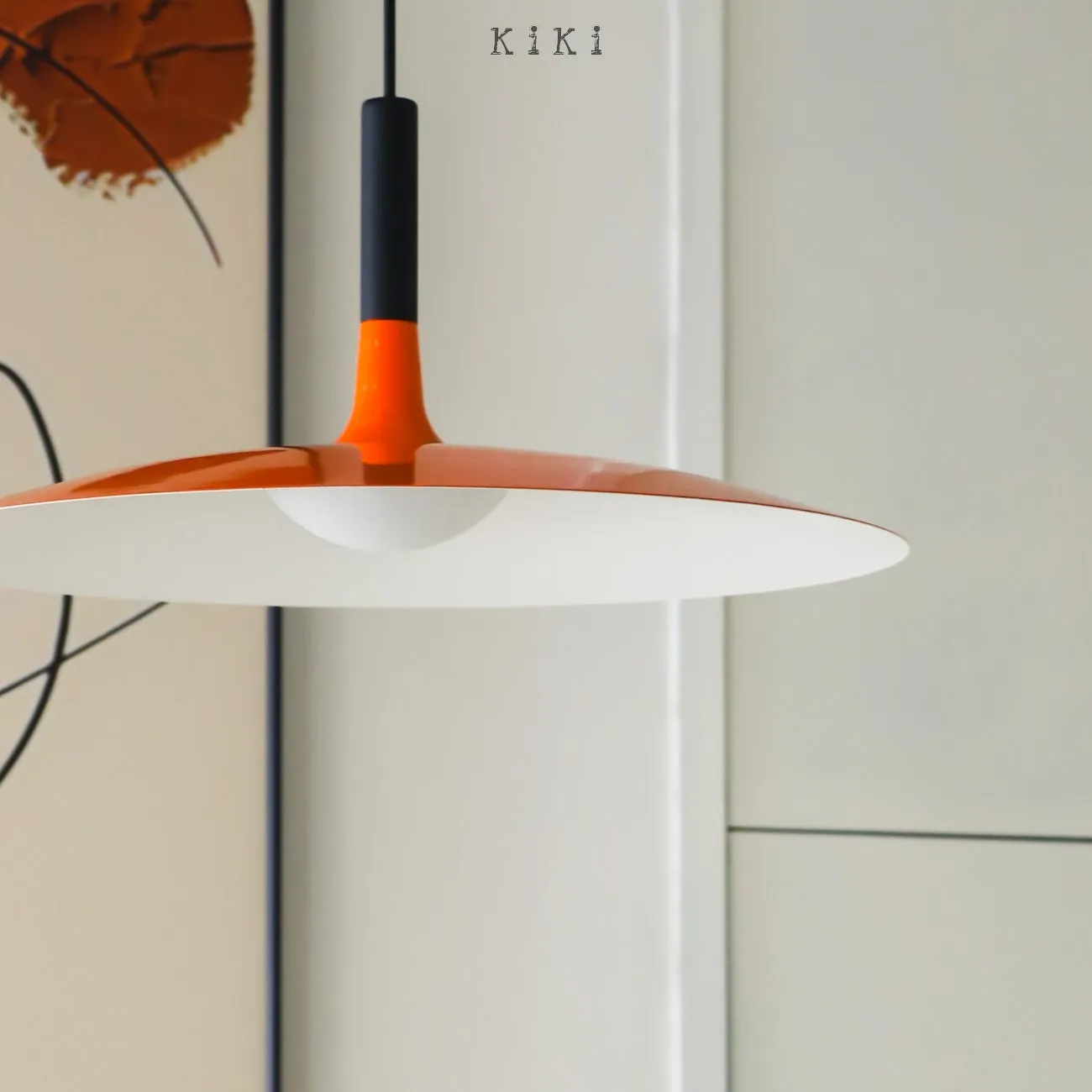 Aplomb Large Pendant Lamp - Minimalist Resin LED Pendant Light for Kitchen
