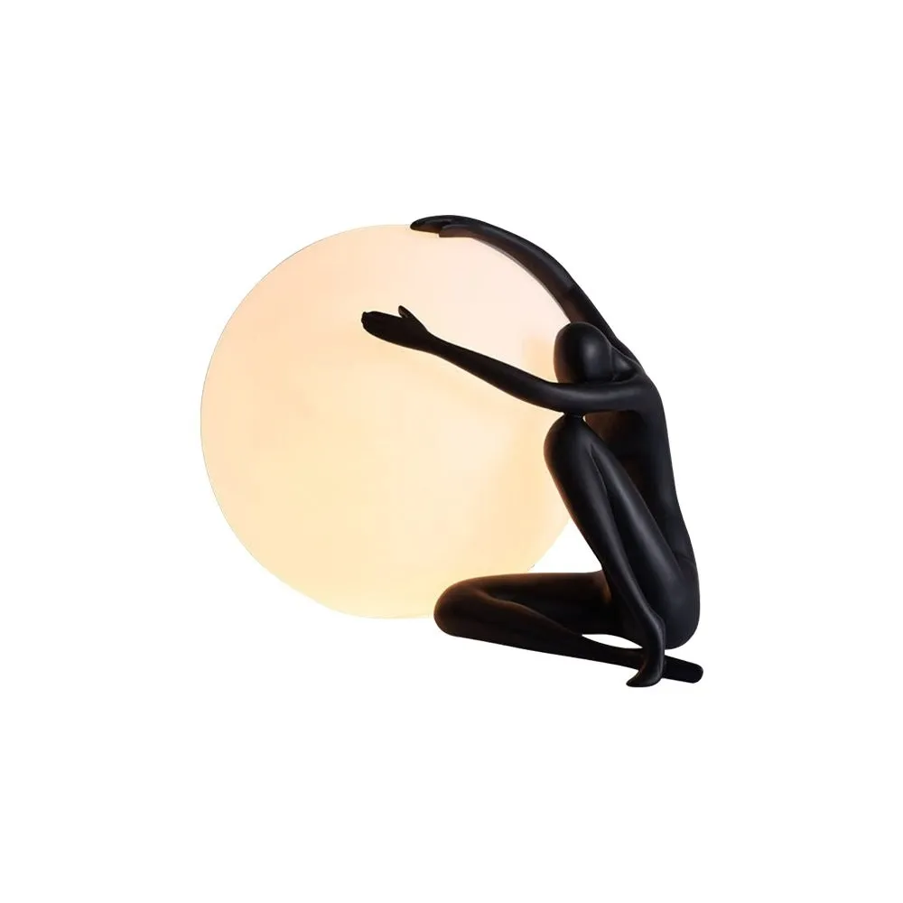 Humanoid Ball Holding Table Lamp KL204