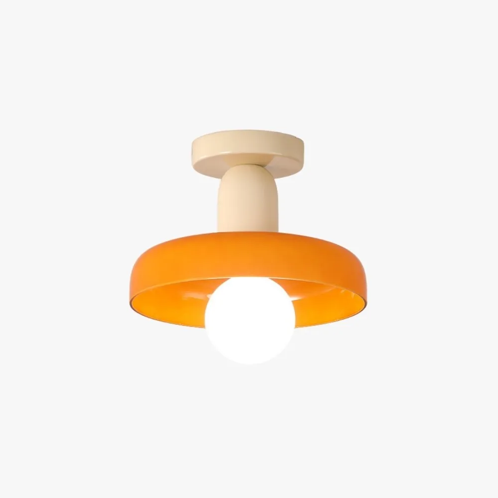 Bauhaus Macaron Glass Disc Ball Ceiling Light KL919
