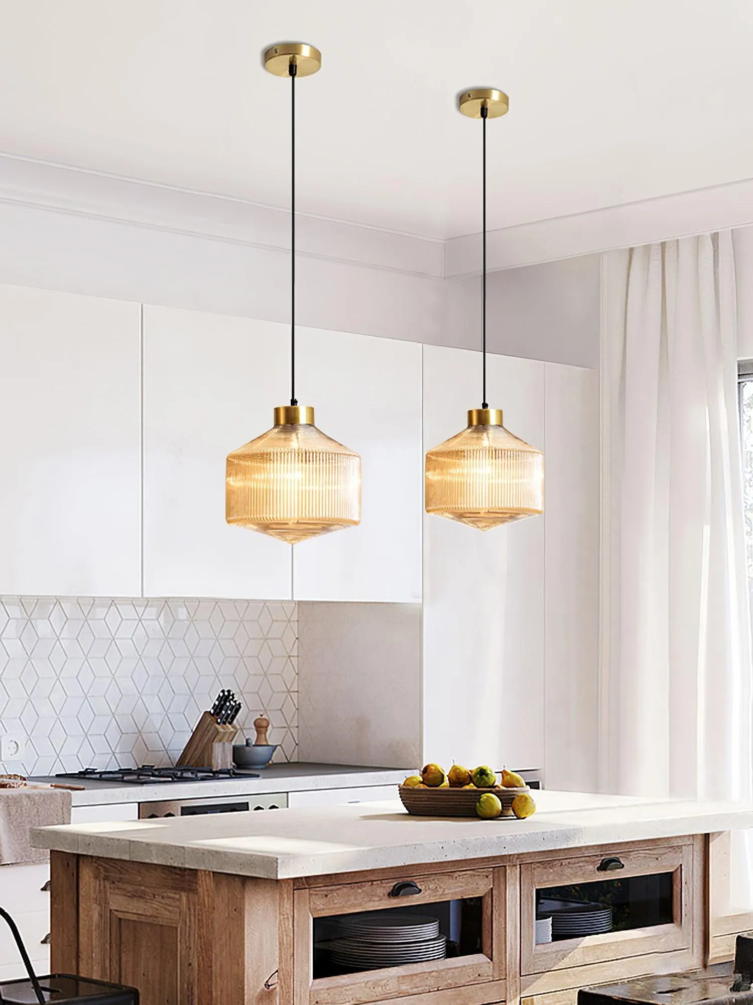 Striped Spinning Top Pendant Light KL665