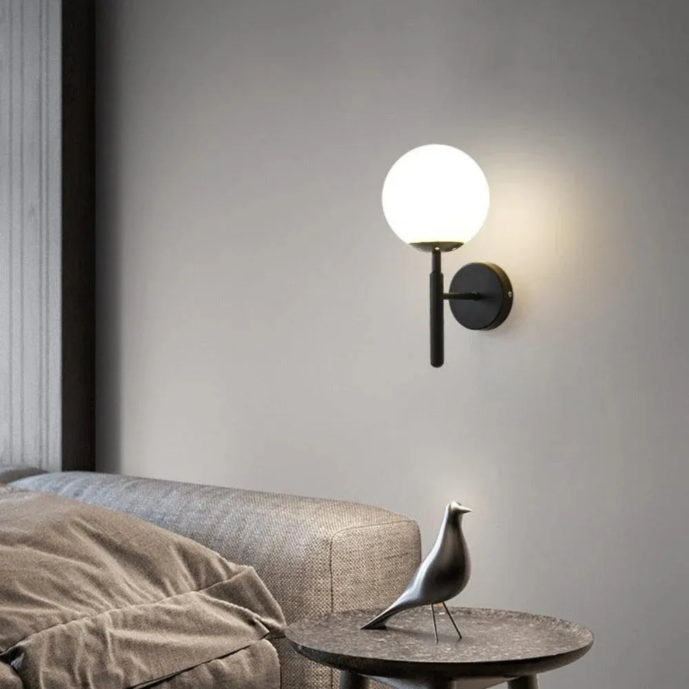 Milky Glow Modern Metal Wall Lamp D791