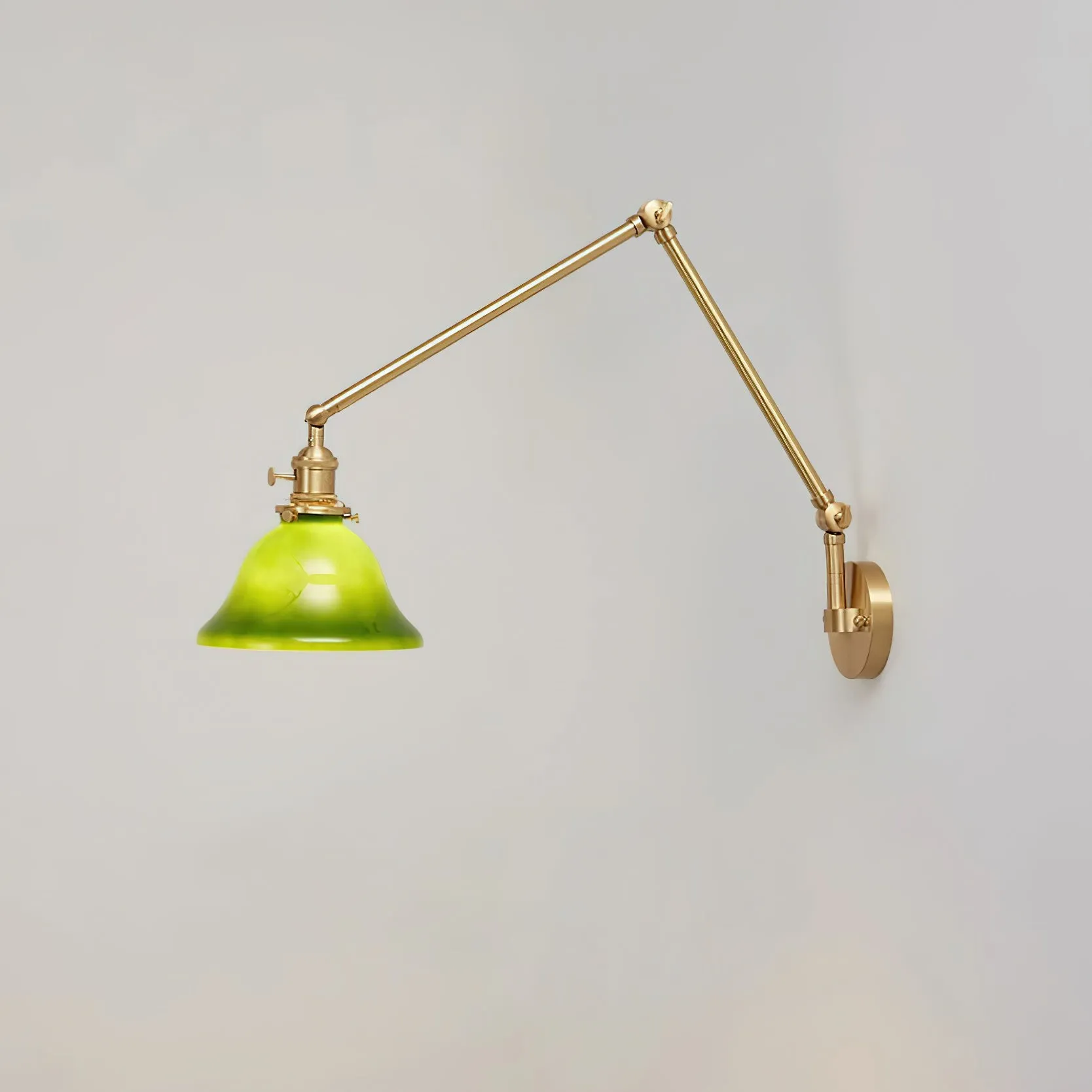 Personalized Green Bell-Shaped Wall Lamp KL409