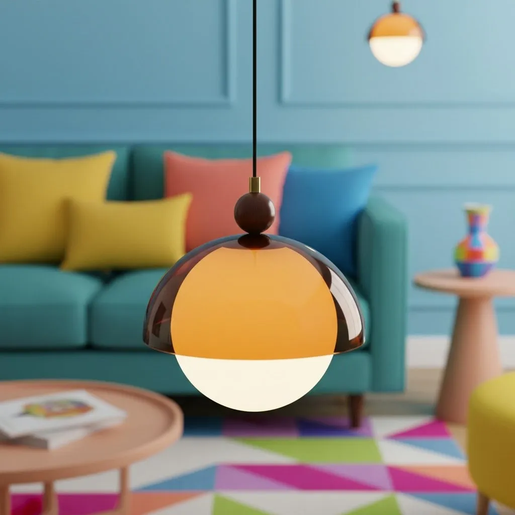 Afterglow Retro Inspired Gradient Pendant Light - Ambient Lighting for Cafes and Dining Spaces KL2117