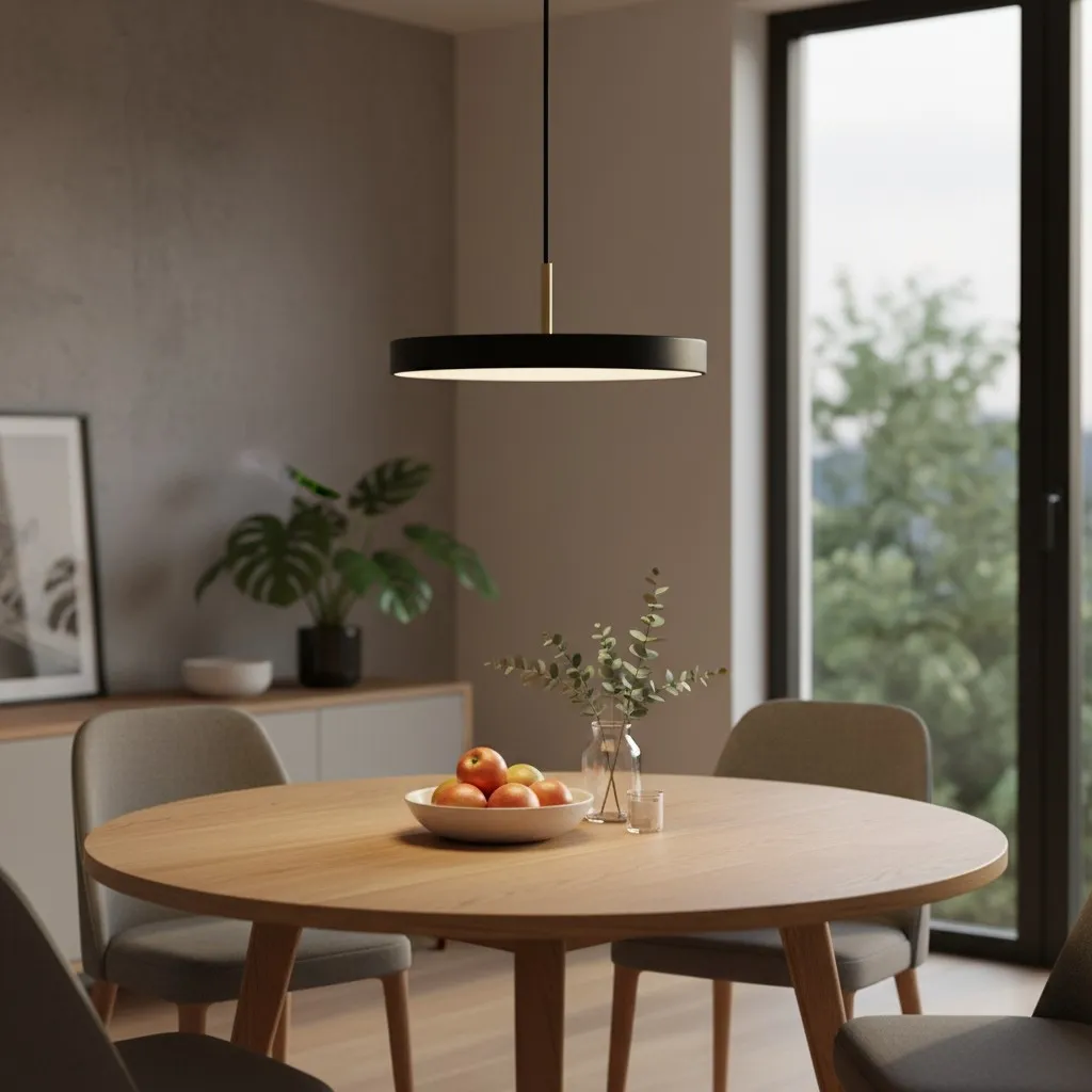 Astris Modern Asteria Pendant Light - Fluid Round Design Pendant Light for Dining Room KL2332