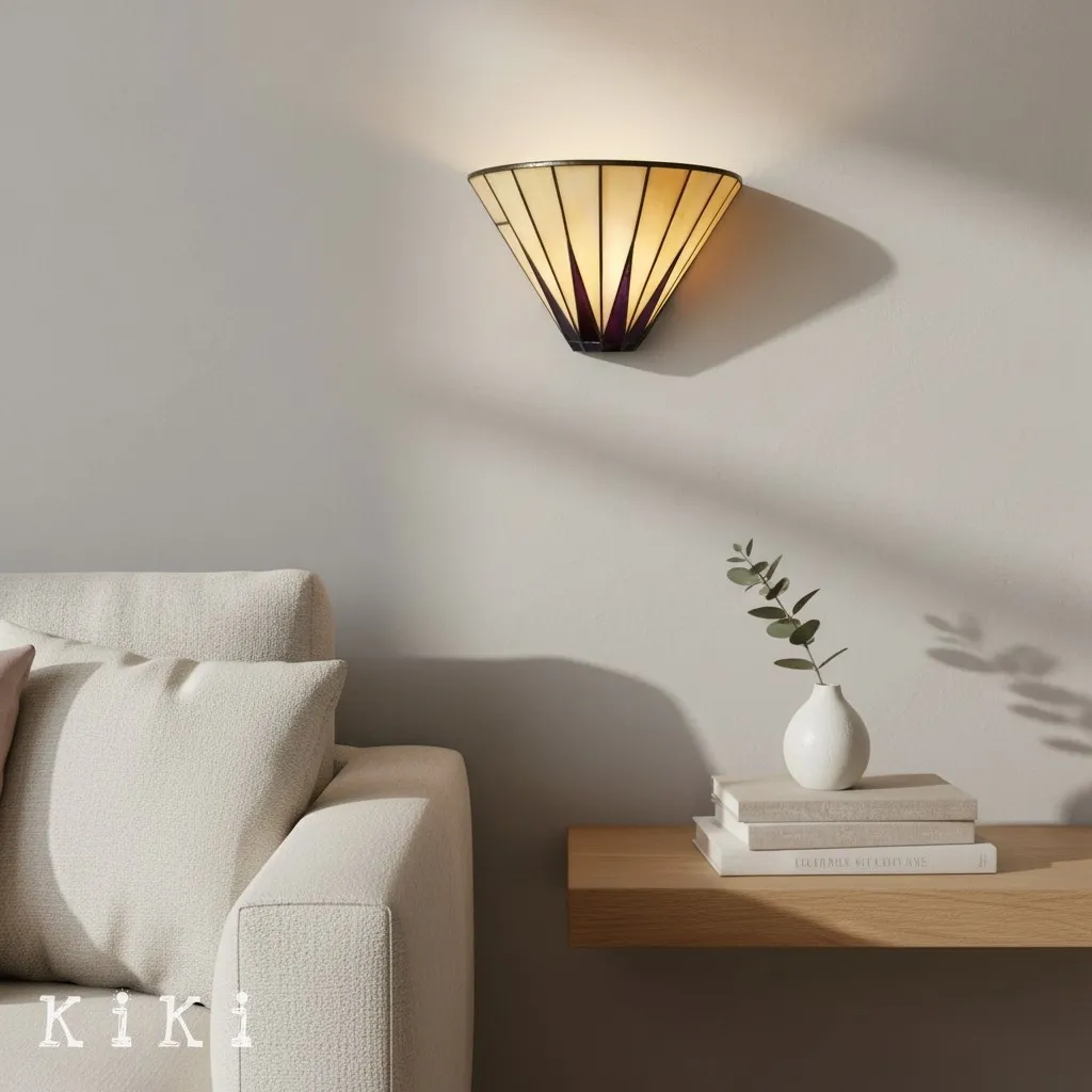 TF Dark Star Geometric Glass Wall Light - Elegant Colorful Glass Sonce for Home KL1880