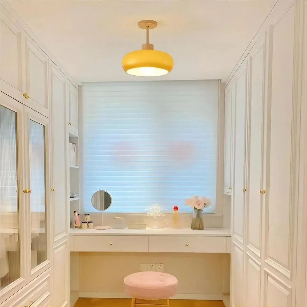 Vintage Bauhaus Style Glass Ceiling Light KL36