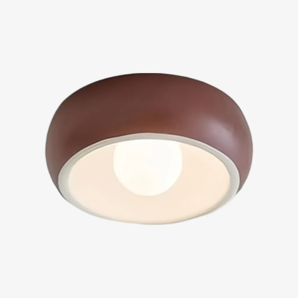 Aurelox Round Flush Mount Ceiling Light - Geometric Fixture for  Contemporary Indoor KL2294
