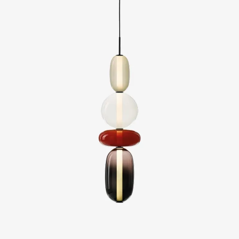 Nordic Art Deco Stained Glass Pendant Light KL182