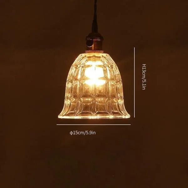 Clear glass pendant lights series