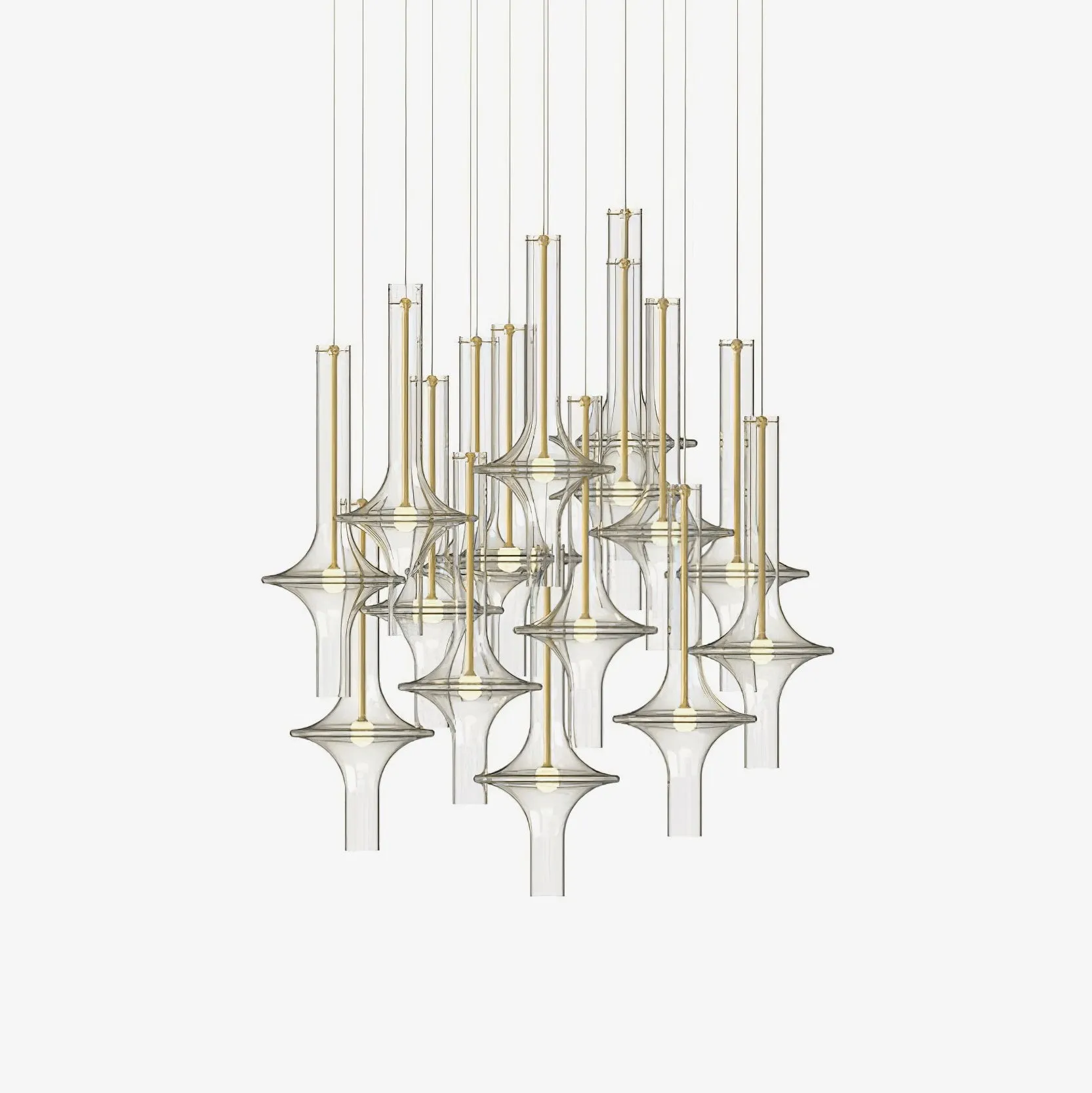 Modern Creative Glass Tube Pendant Lamp KL762