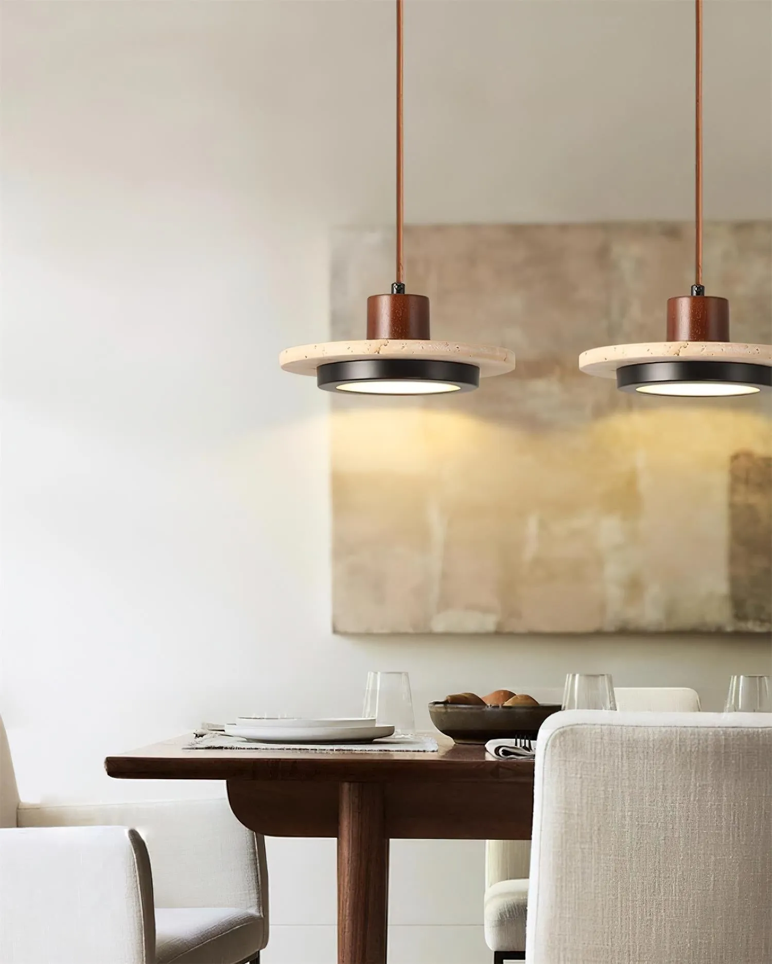 Creative Retro Regular Disc LED Pendant Lamp KL417