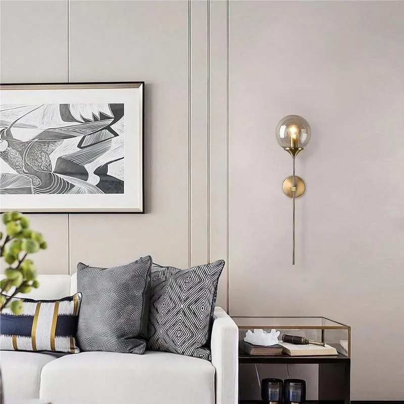 Modern Design Glass Ball Wall Light KL12