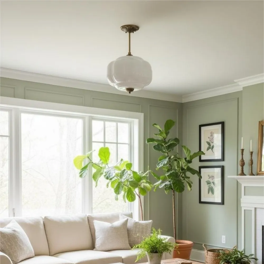 Retro Glass Eloise Pendant Light For Kitchen Island KL801