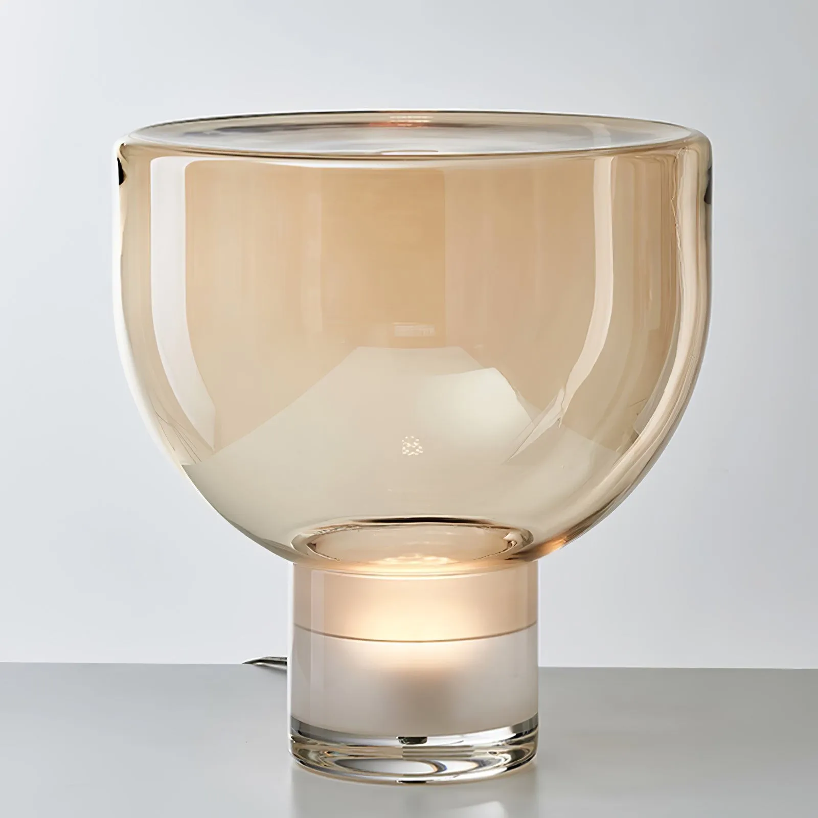 Nordic Simple Modern Luxury Glass Table Lamp For Study Room KL207