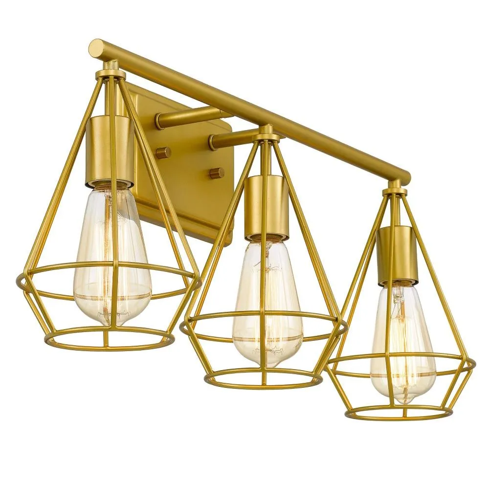 Vintage Industrial Design Gold Wall Light KL86