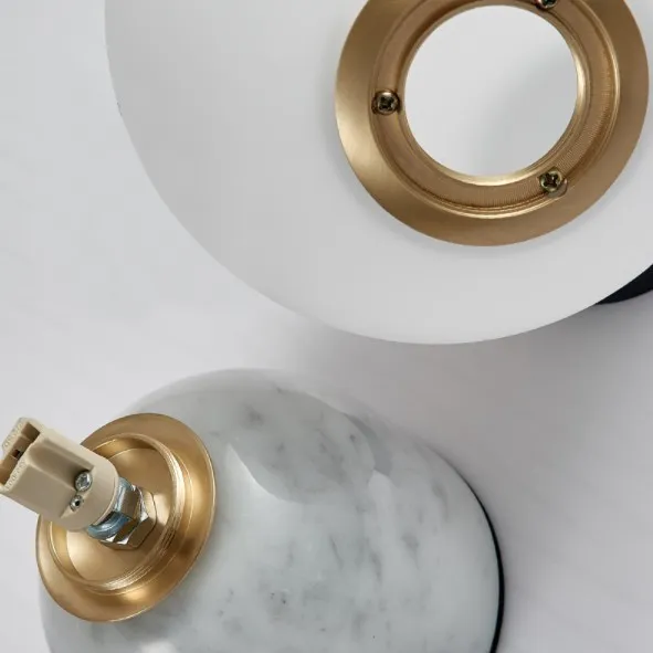 Marble table lamp