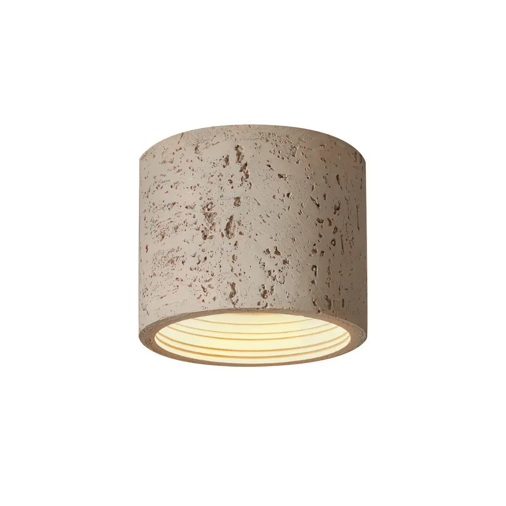 Modern Wabi-Sabi Cylindrical Ceiling Lamp KL284