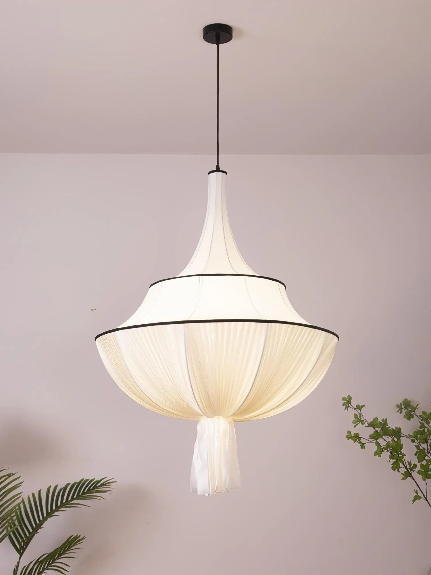 Fabric Art Decorative Pendant Lamp KL483