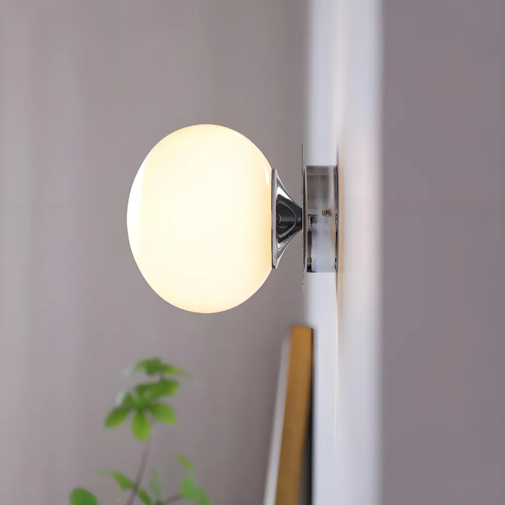 Marshmallow Glass Ball Wall Sconce KL149