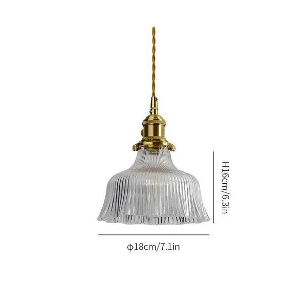 Clear glass pendant lights series