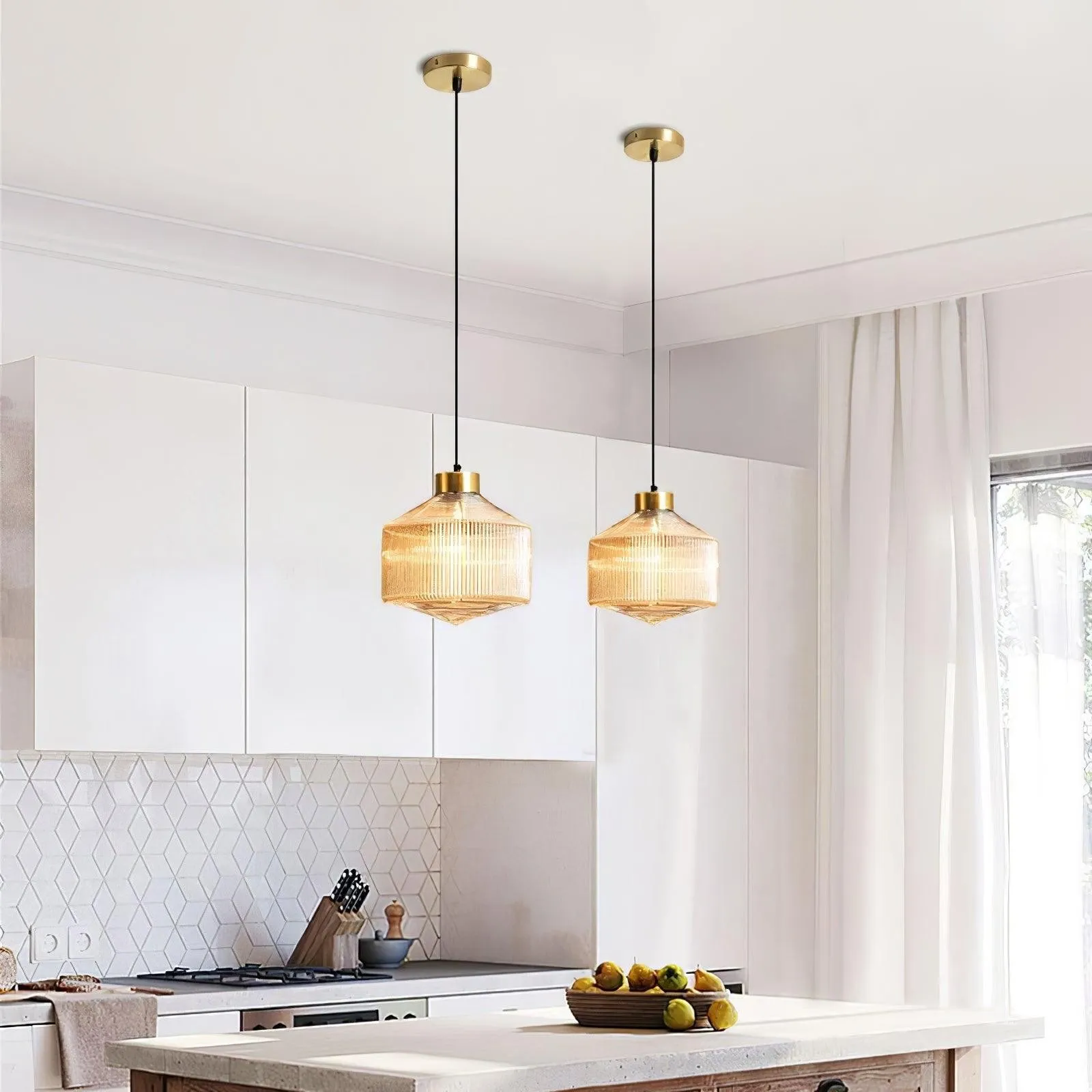 Striped Spinning Top Pendant Light KL665