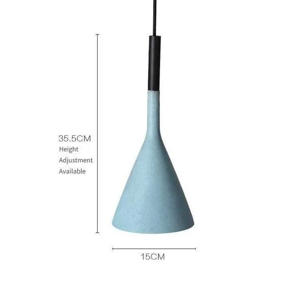Aplomb Concrete Pendant Lamp - Minimalist Design Lighting for Dining Room and Office