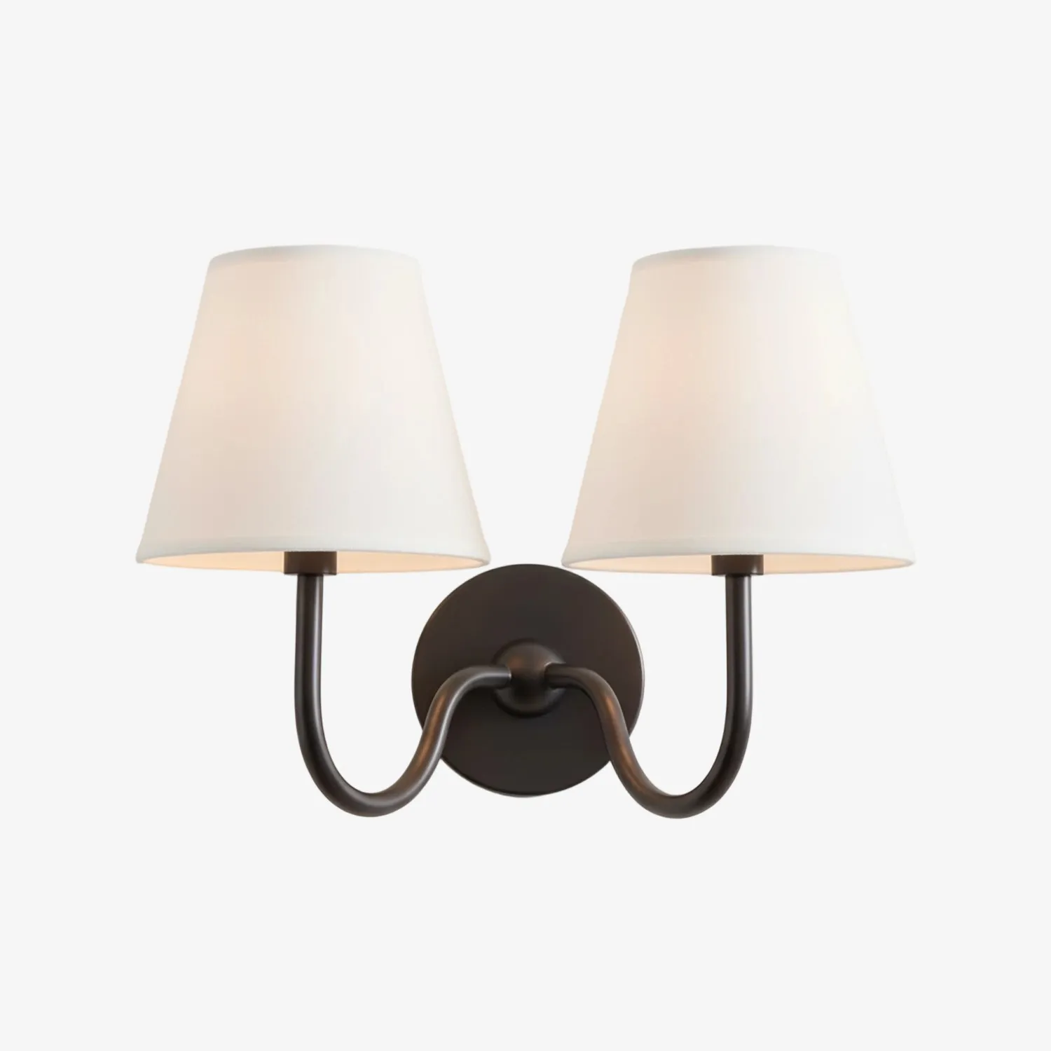 Luvora Vintage Pleated Shade Wall Lamp - Refined Linen Sconce For Bathroom or Corridor KL1272