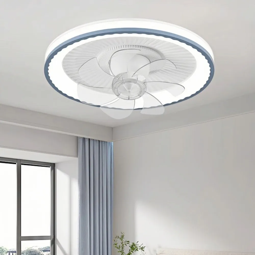 Modern Round Led Low Profile Ceiling Fan Light KL938