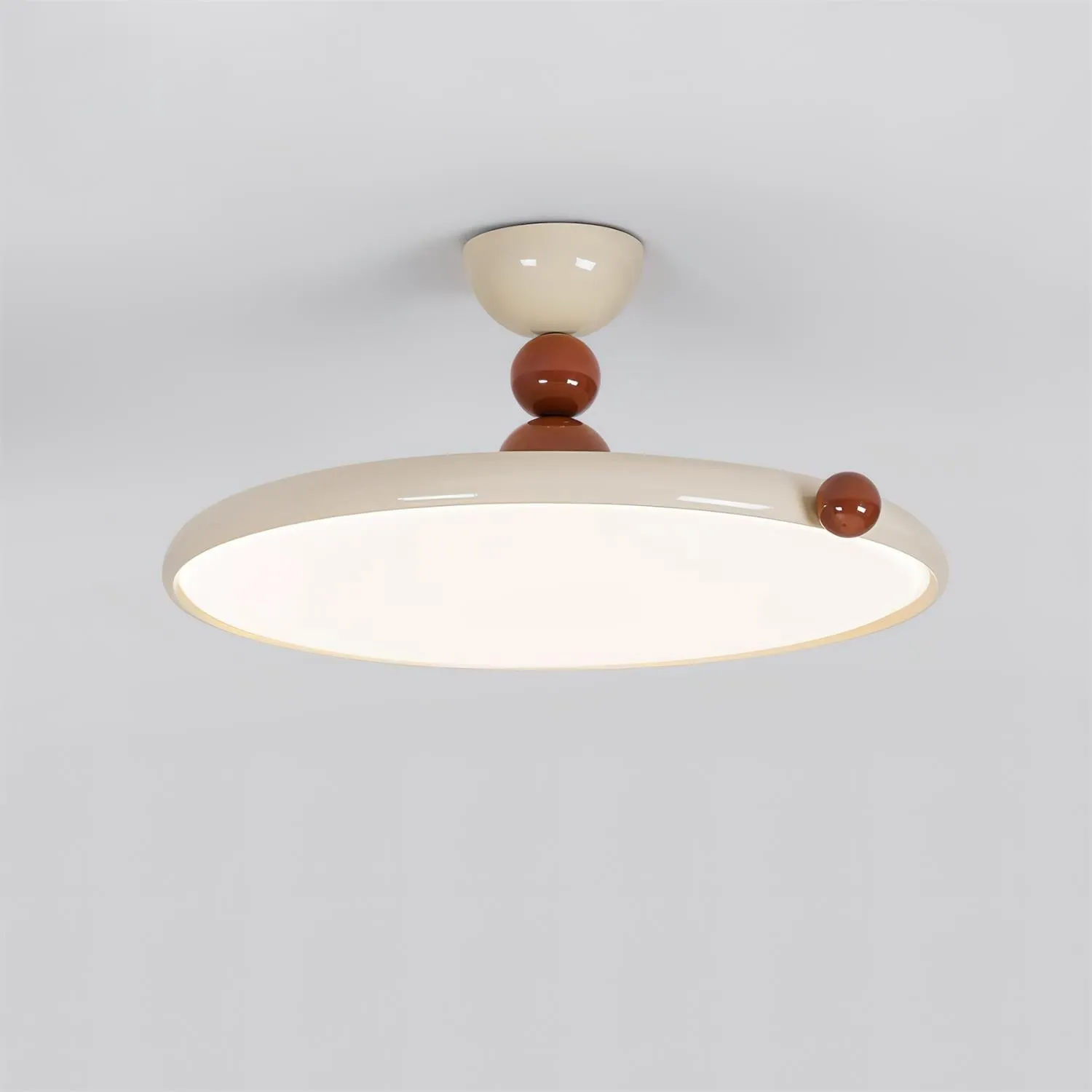 French Style Retro Round Flying Disc Ceiling Lamp KL495