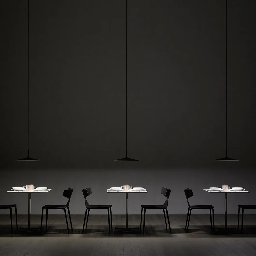 Aplomb Large Pendant Lamp - Minimalist Resin LED Pendant Light for Kitchen
