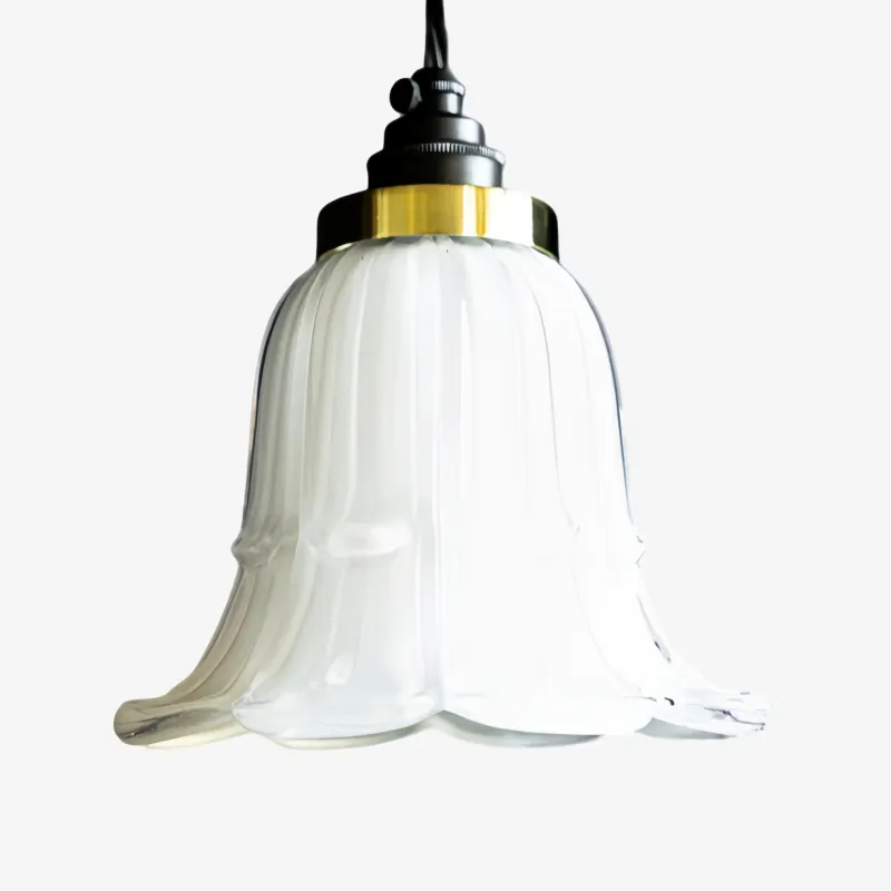 Solmira Classic Glass Pendant Light - Decorative Easy Fit Pendant Lamp for Lounge and Entryway KL2304