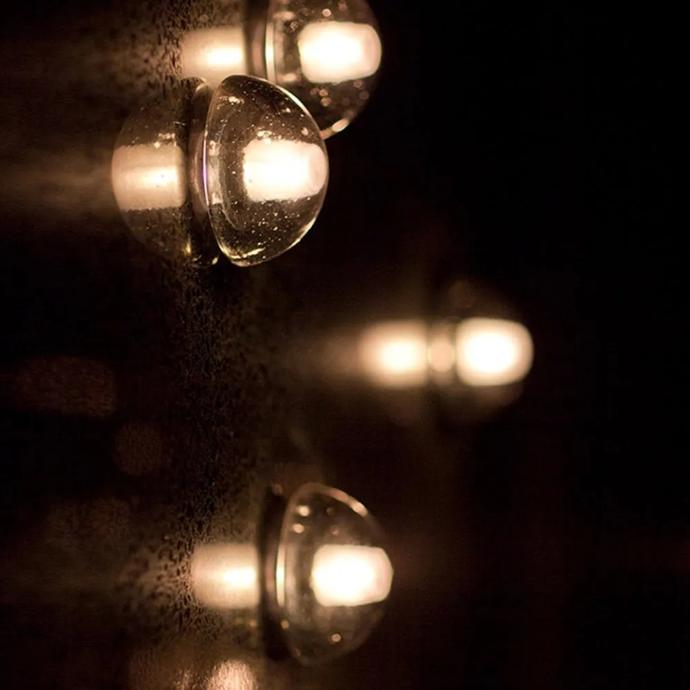 Modern Outdoor Glass Circle Wall Light KL198