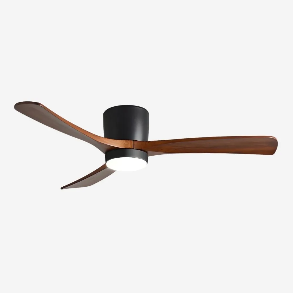 Modern Quiet Wooden Ceiling Fan Light KL930