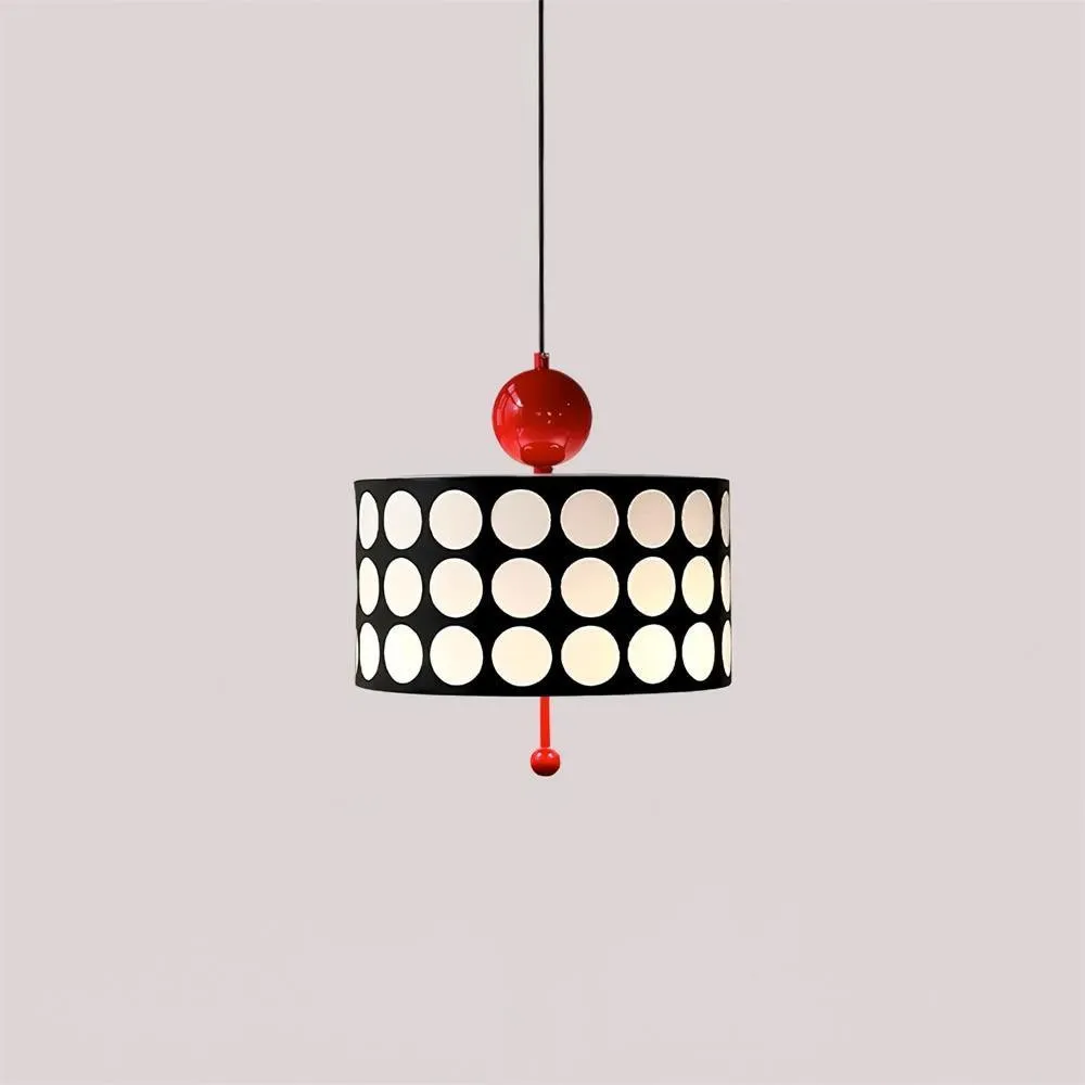 Graphic Checkered Pendant Light - Retro Chic Style for Dining Room and Kitchen Island KL341