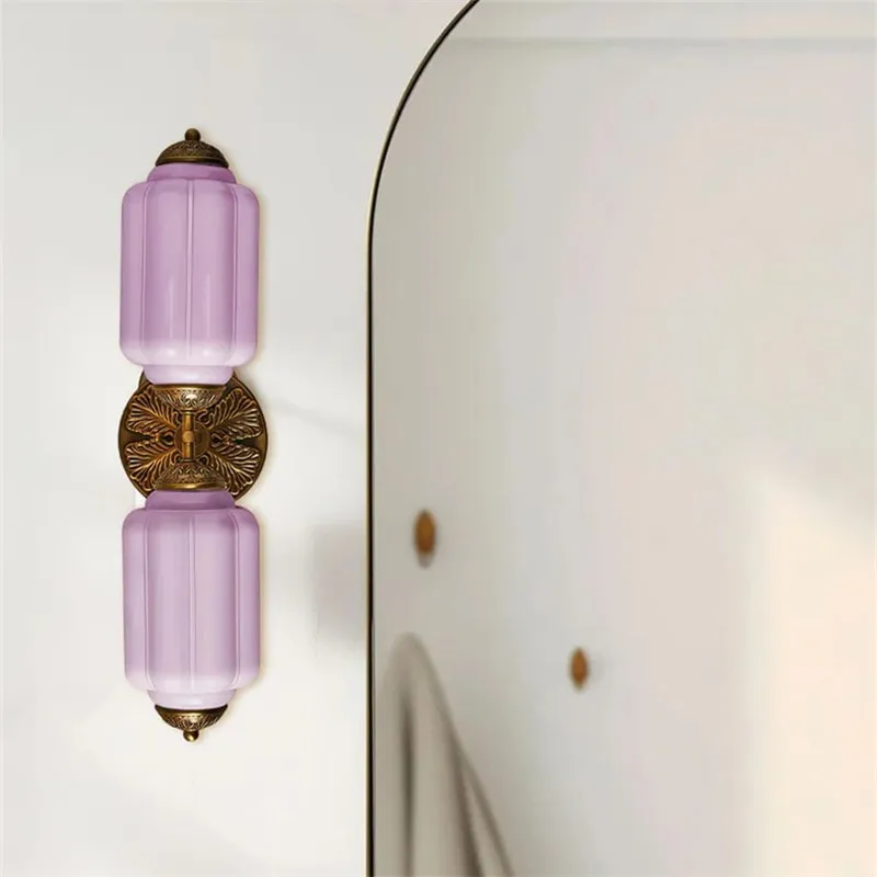 Eloise Pumkin Glass Vanity Sconce KL856