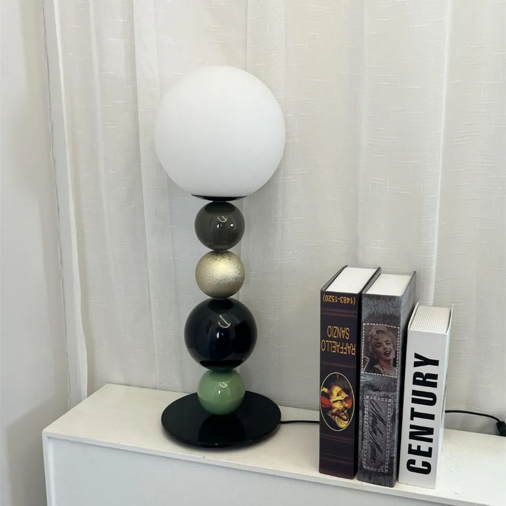 Coloful Stacked Round Ball Table Lamp KL157