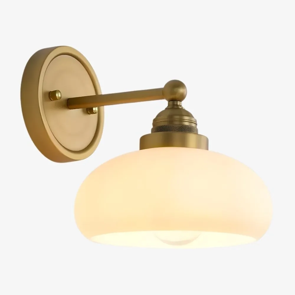 Riven Blown Glass Wall Lamp - Industrial Chic Style Interior Light KL2019