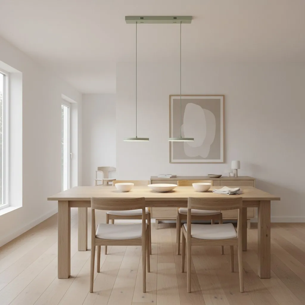 Feranox Minimal Disc Pendant Light - Modern Residential Interior Hanging Fixture KL2200