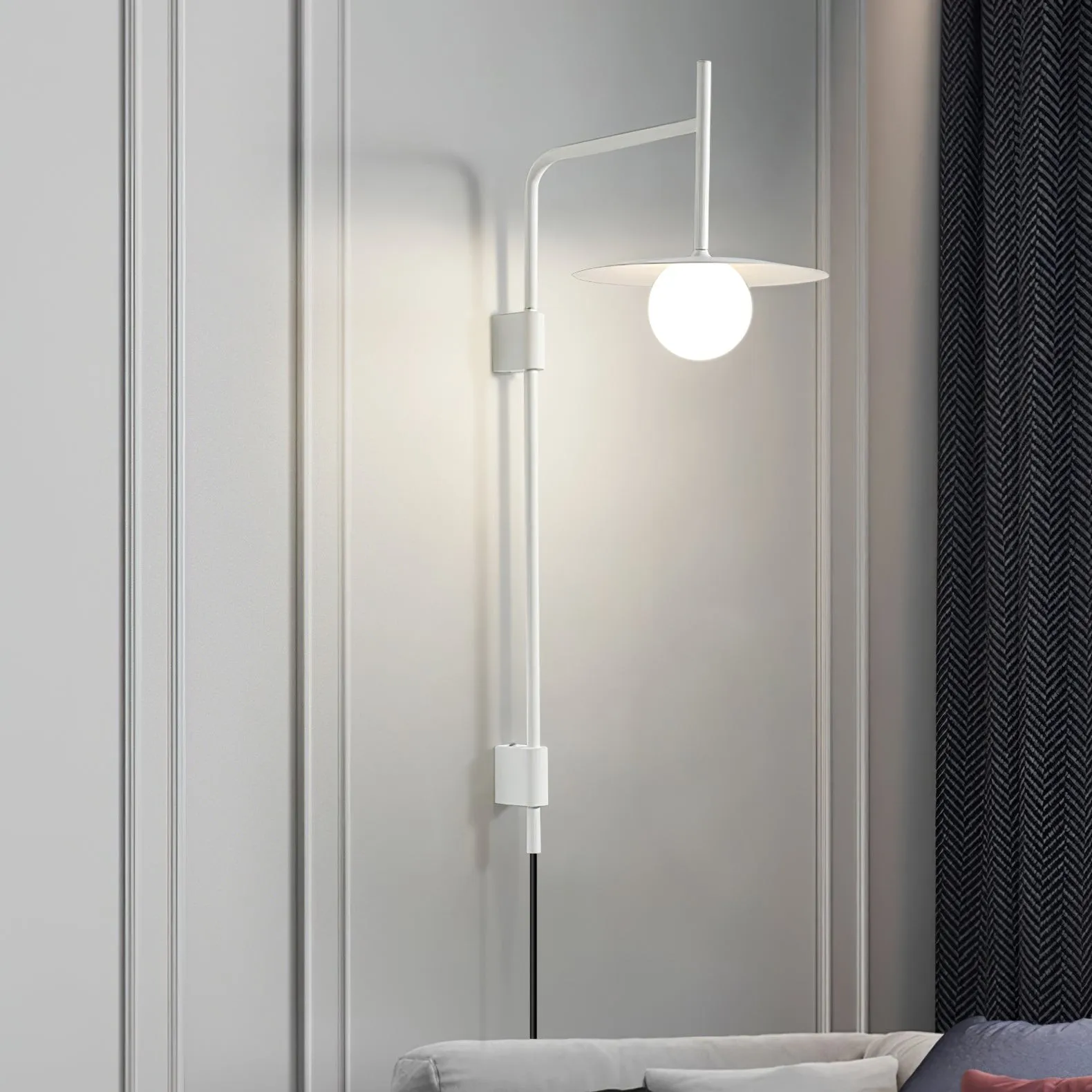 Nordic Swing Arm Wall Lamp for Living Room KL831