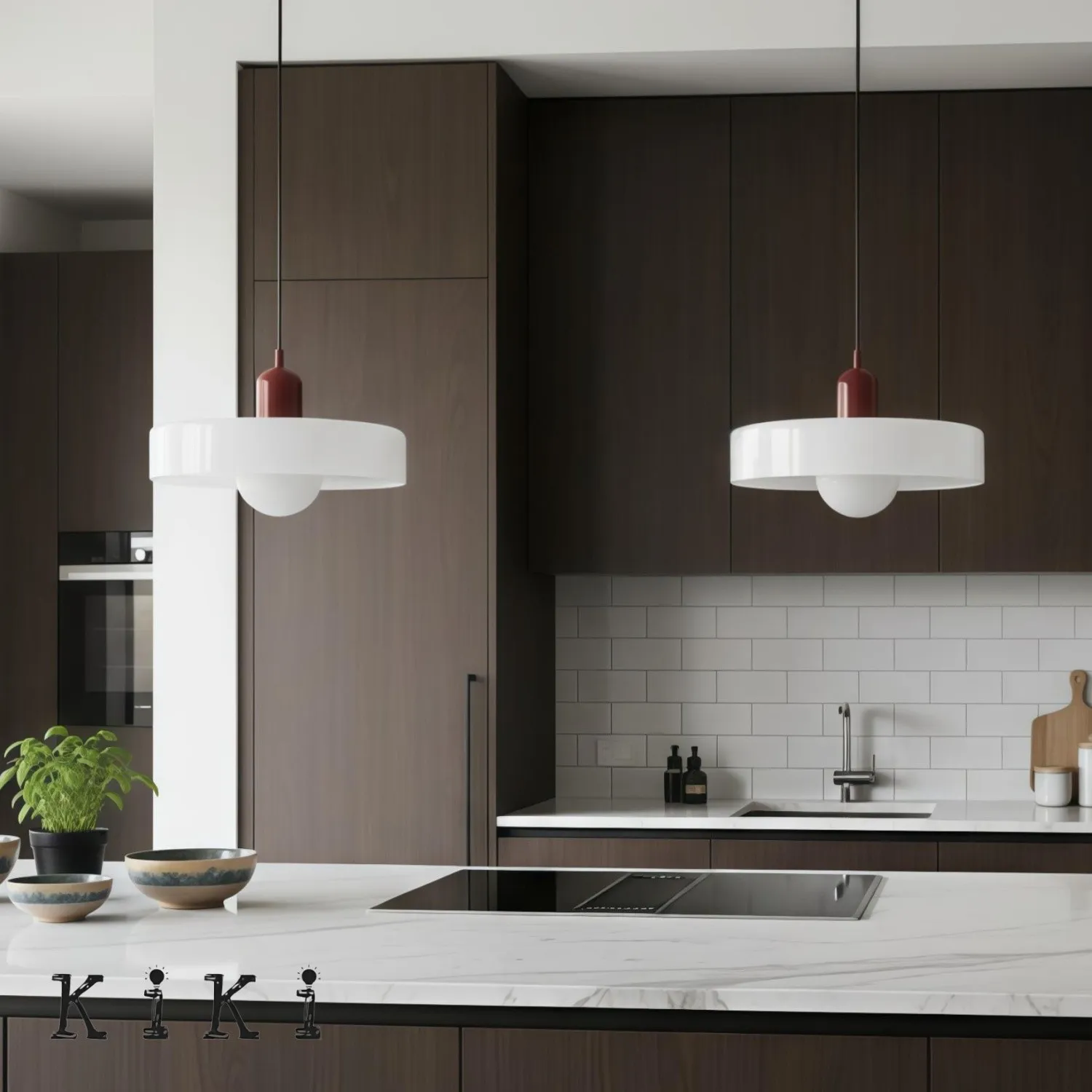 Disc Orb Pendant Light