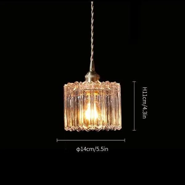 Clear glass pendant lights series