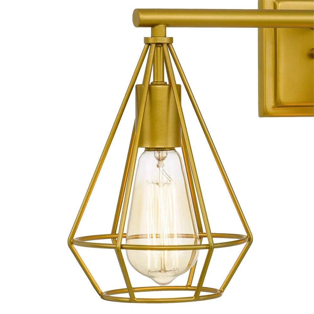 Vintage Industrial Design Gold Wall Light KL86