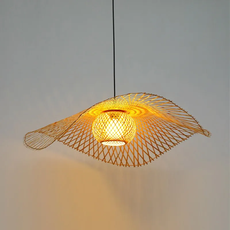 Tea Room Zen Woven Lampshade Pendant Light